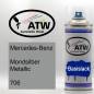Preview: Mercedes-Benz, Mondsilber Metallic, 706: 400ml Sprühdose, von ATW Autoteile West.
